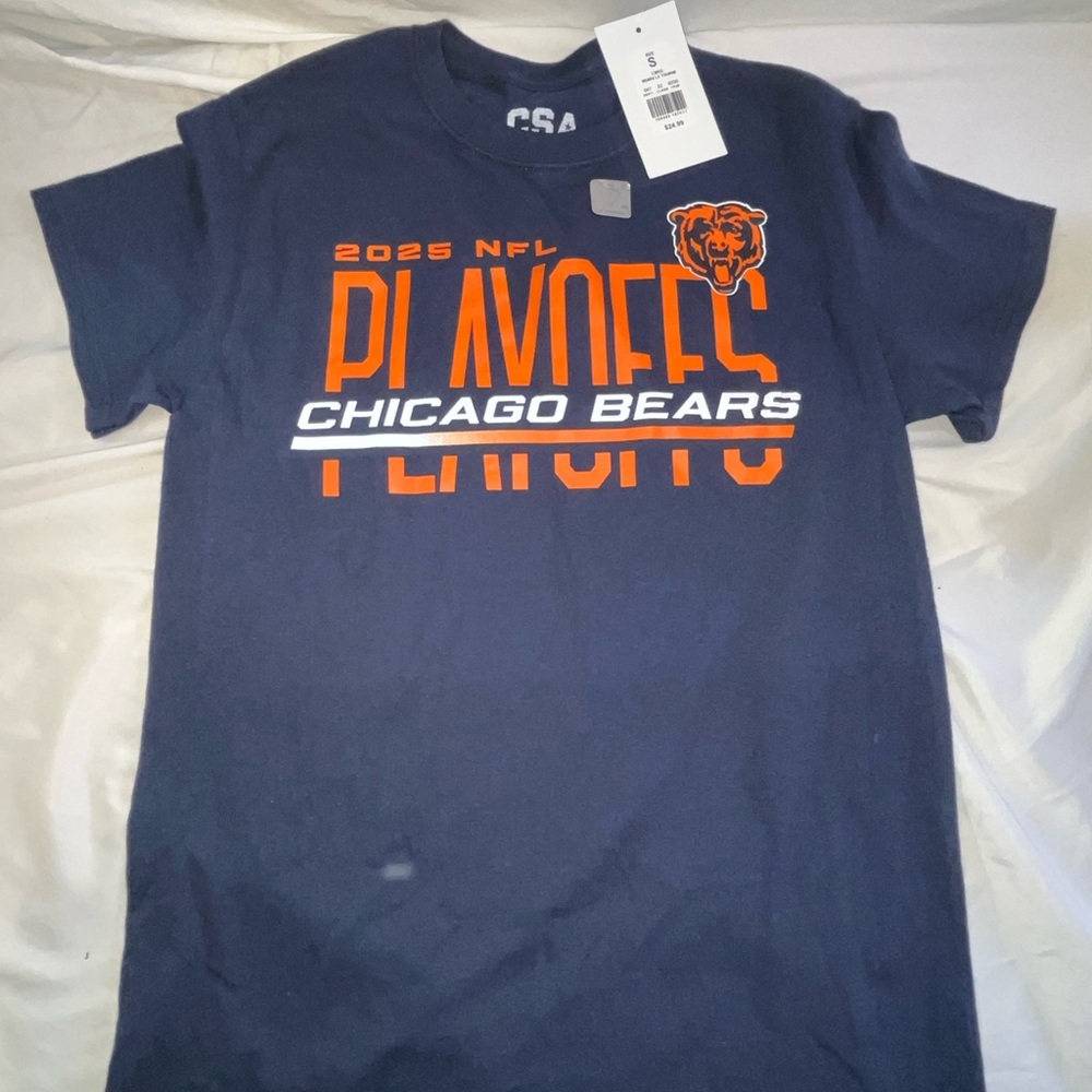 Chicago Bears Navy Playoffs Tee